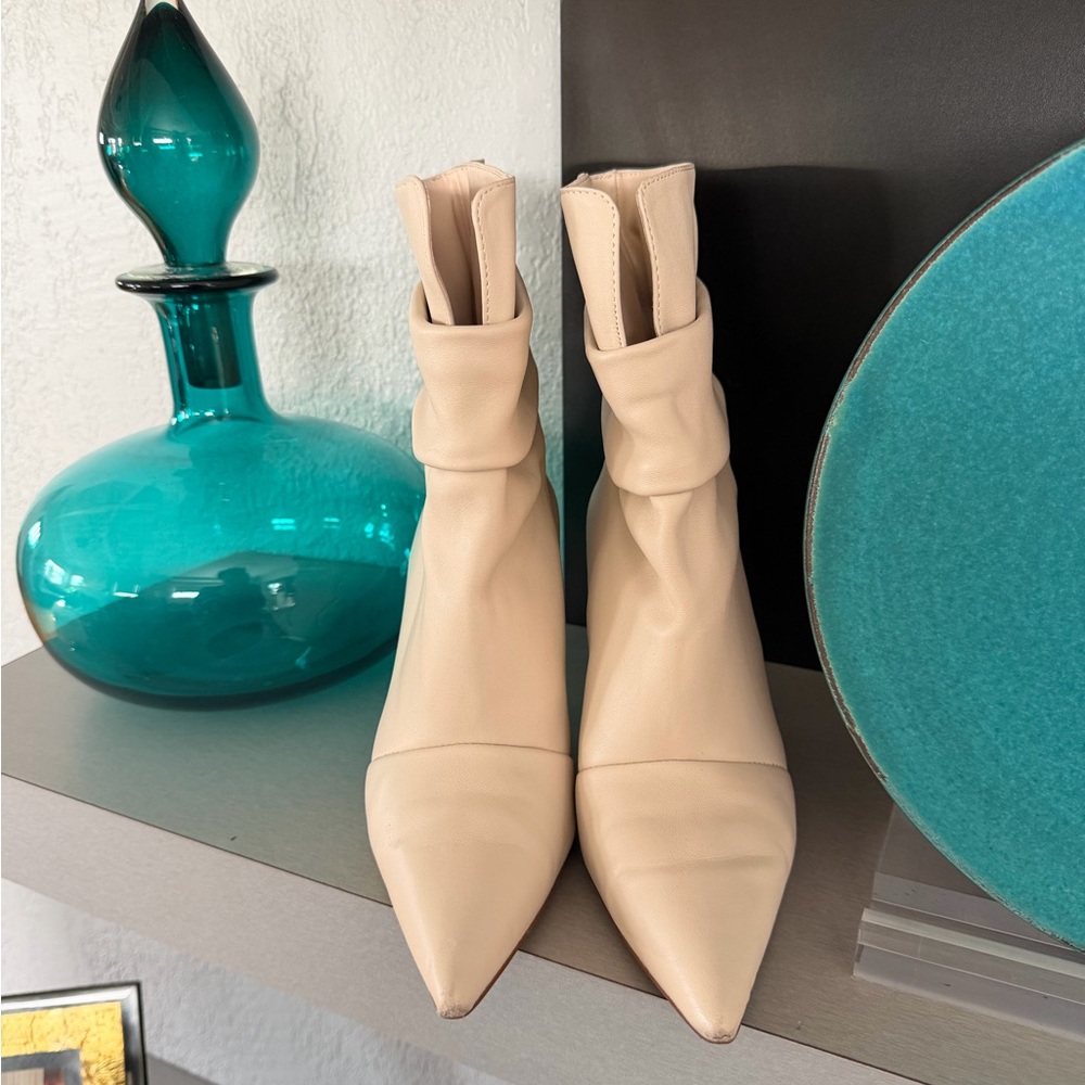 Beige Cream Boots